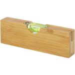 flush waterpas van bamboe met flesopener