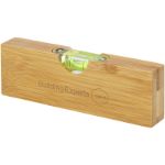flush waterpas van bamboe met flesopener