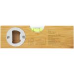 flush waterpas van bamboe met flesopener
