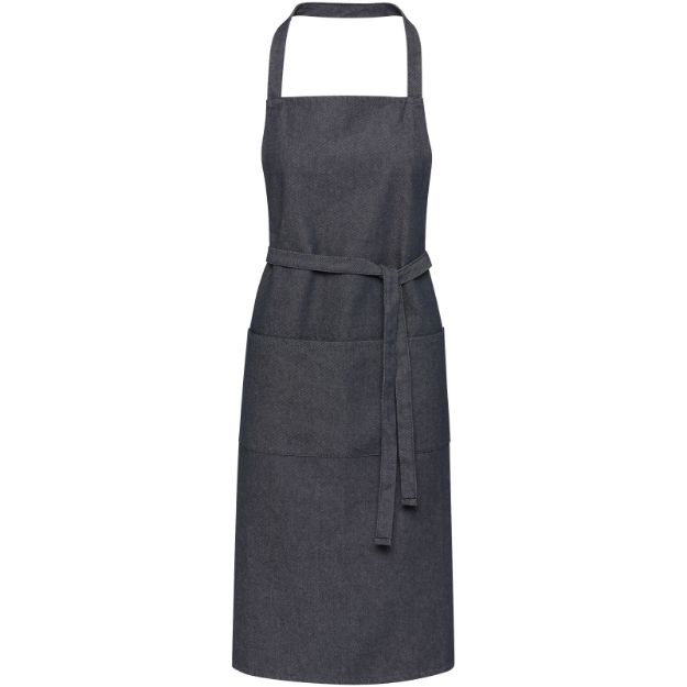 nima 320 g/m2 schort van recycled denim
