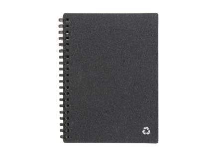 notebook gerecycled leer midi