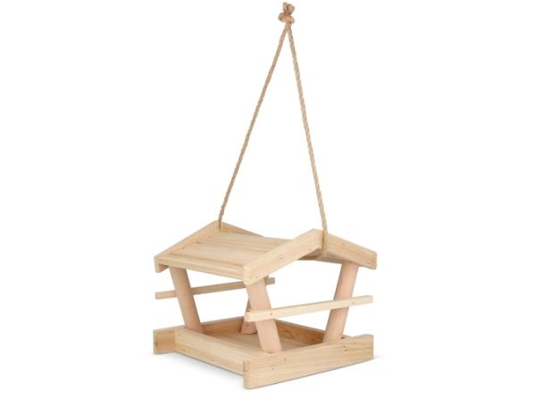 houten vogelvoederhuisje fsc