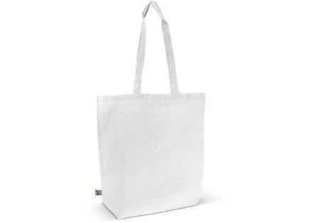 fairtrade katoenen tas lang 270g/m2 42x12x43 cm