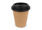 r-pp kurk koffiebeker 350 ml - zwart