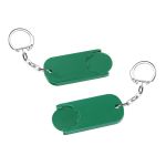 winkelwagenmuntje 1€ in houder met ketting