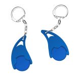 winkelwagenmuntje 1€ in houder mazinger