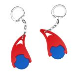 winkelwagenmuntje 1€ in houder mazinger