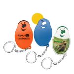 winkelwagenmunthouder met 1€-muntje smiley