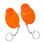 winkelwagenmunthouder met 1€-muntje smiley