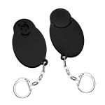 winkelwagenmunthouder met 1€-muntje smiley