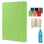 notitieboek r-pet/pu grs a5