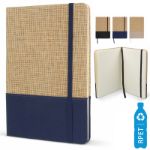 a5 notitieboekje van jute en r-pet