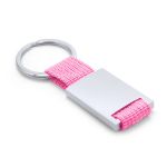 sleutelhanger van aluminium en polyester