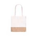jute - katoenen tas met lange hengsels