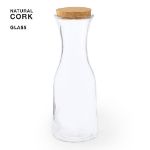 glazen karaf met kurken deksel lonpele 1000 ml