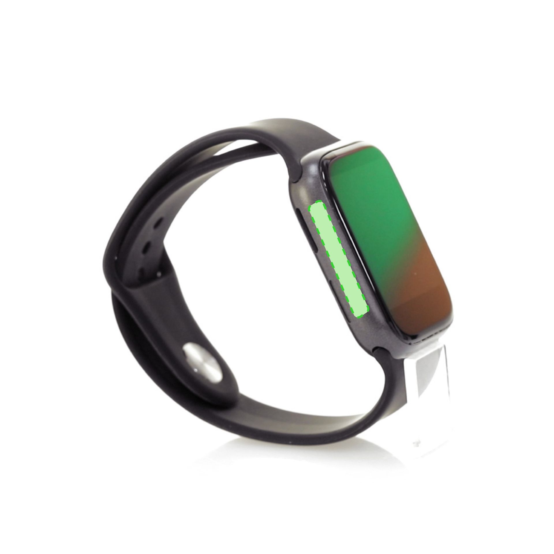 lasergravure (2,3 x 0,3 cm)