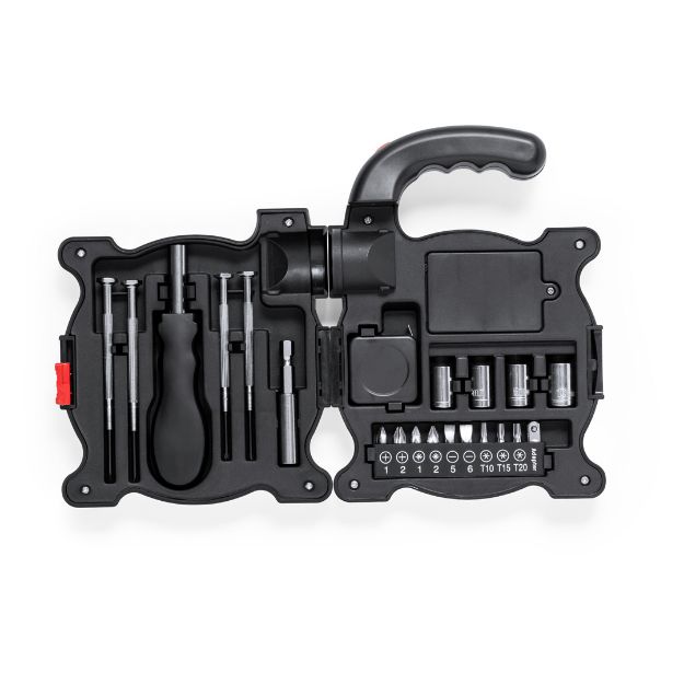 gereedschapsset hancuk 21 accessoires
