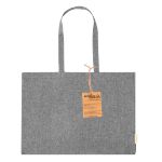 tas recycled katoen bonillo - zwart