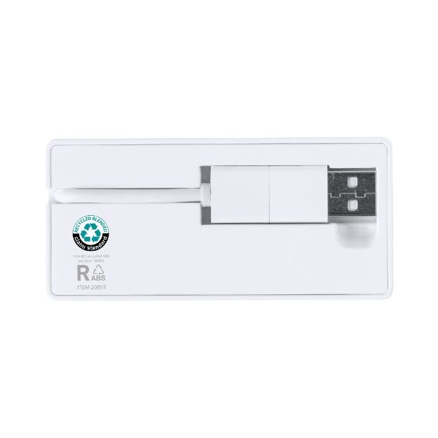 usb hub nofler type c en 2 usb poorten