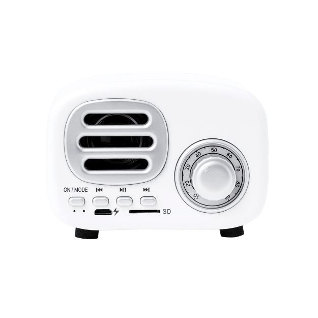 vintage luidspreker 3 w met bluetooth florens