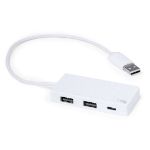 usb 2.0 hub nagent type c en 2 usb poorten