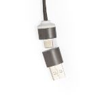usb hub van koffievezel type c en 2 usb poorten