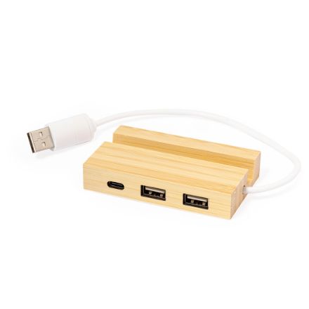 usb hub bamboe cirzo
