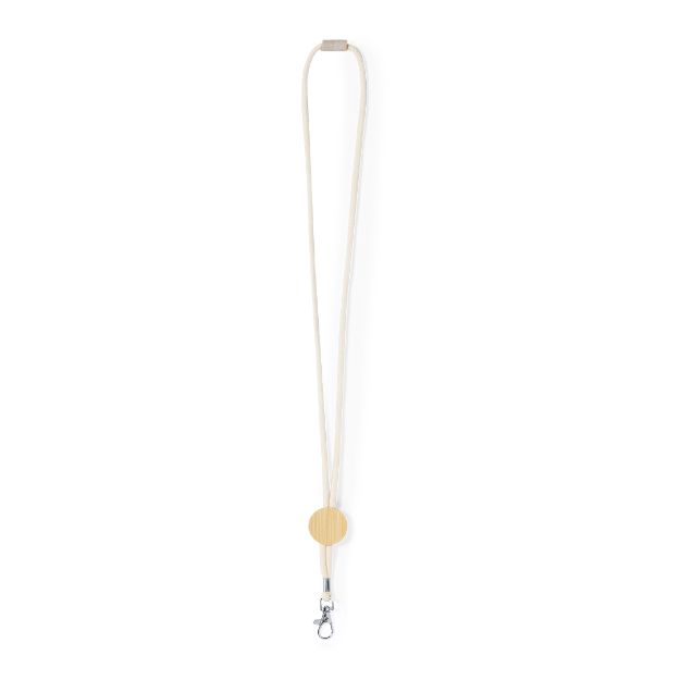 lanyard van katoen en bamboe gibons