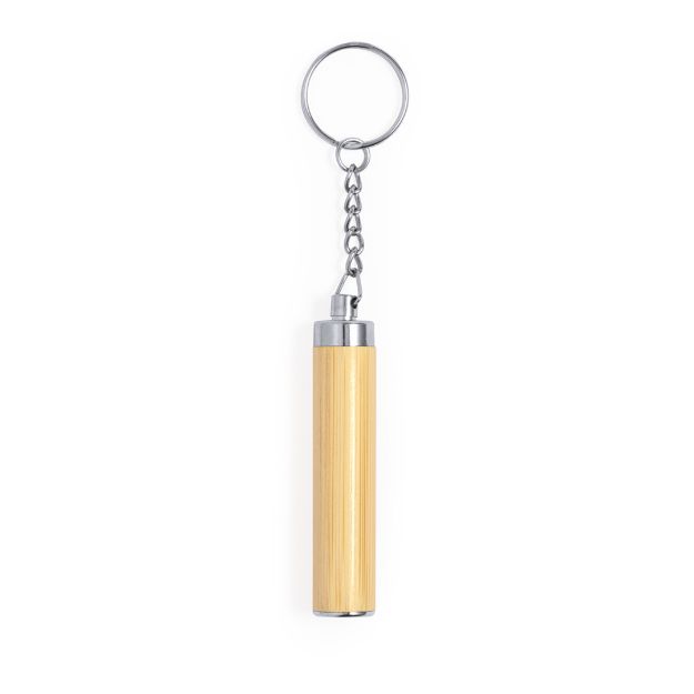 zaklamp sleutelhanger bamboe joper