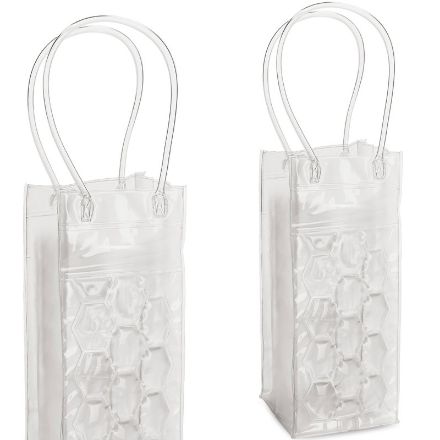 koeltas voor 1 fles pvc. 35 cm handvat