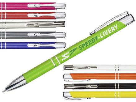 balpen met klikmechanisme. aluminium