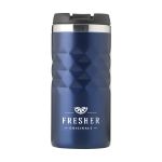 geometric recycled staal thermosbeker 280 ml