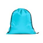 rpet opvouwbare drawstring rugtas pemba - licht blauw