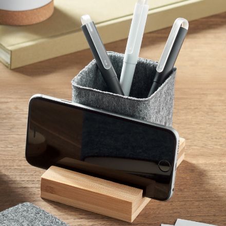 rpet vilt pen- en telefoonhouder