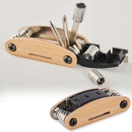 zakformaat bamboe multi-tool