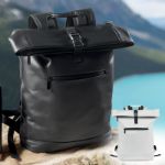 laptop rolltop rugzak pu