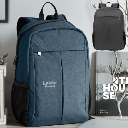 15 inch laptop rugtas van 360d, 2 tone polyester.