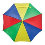 regenboog kinderparaplu lollipop met metalen steel