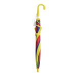 regenboog kinderparaplu lollipop met metalen steel