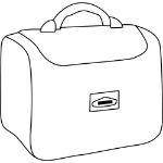 beauty case van 600d polyester.