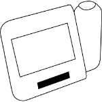 projectieklok/ weerstation met led-projector