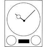wandklok met ingebouwde hygrometer en thermometer