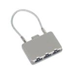 3-cijferig cijferslot close in de vorm van een kof