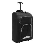 trolley-boardcase van 600d polyester. - zwart