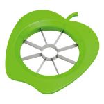 appelsnijder of appelboor van roestvrij staal. - groen