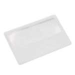 loep support in handig creditcard-formaat - wit