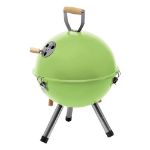 metalen tafelbarbecue met afsluitbaar deksel - groen