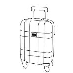 boardcase trolley van abs-materiaal.