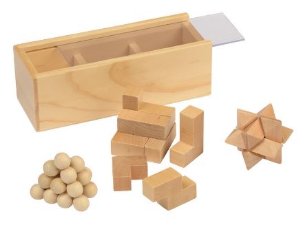 houten puzzel set