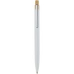 nooshi balpen van gerecycled aluminium zwarte inkt